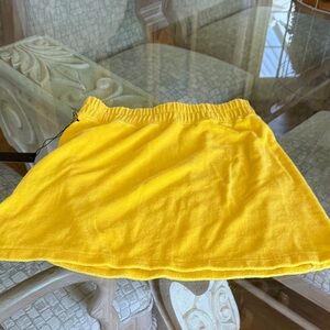 Yellow CARBON 38 Women's Skirt